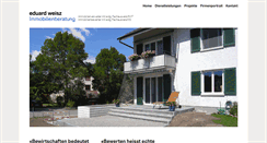Desktop Screenshot of immoprojekte.ch